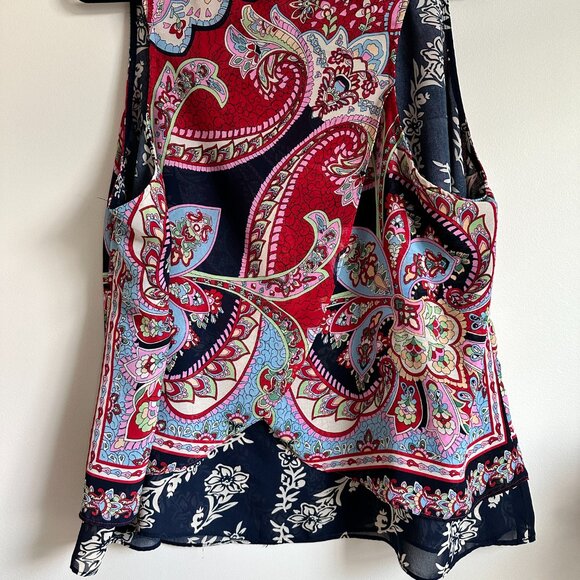 Bila Beautiful Floral Layered Swing Tank sz XXL - Picture 2 of 4